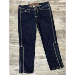 Grane Jeans Cropped Zippered Leg Women’s Jr Sz 7